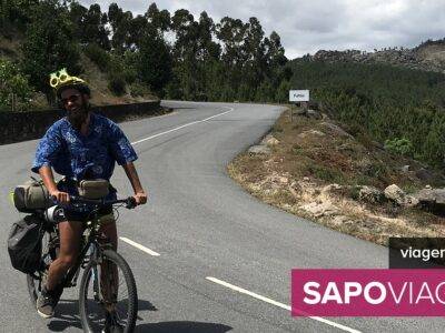 A pedalar por Portugal. Esta viagem "nasceu" na quarentena e pode acompanhá-la num podcast - Portugal