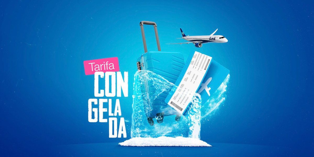 Prorrogou! Azul Fidelidade oferece 80% de desconto na Tarifa Congelada para voos nacionais e internacionais