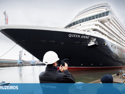 Queen Anne já está em Southampton para a sua Viagem Inaugural
